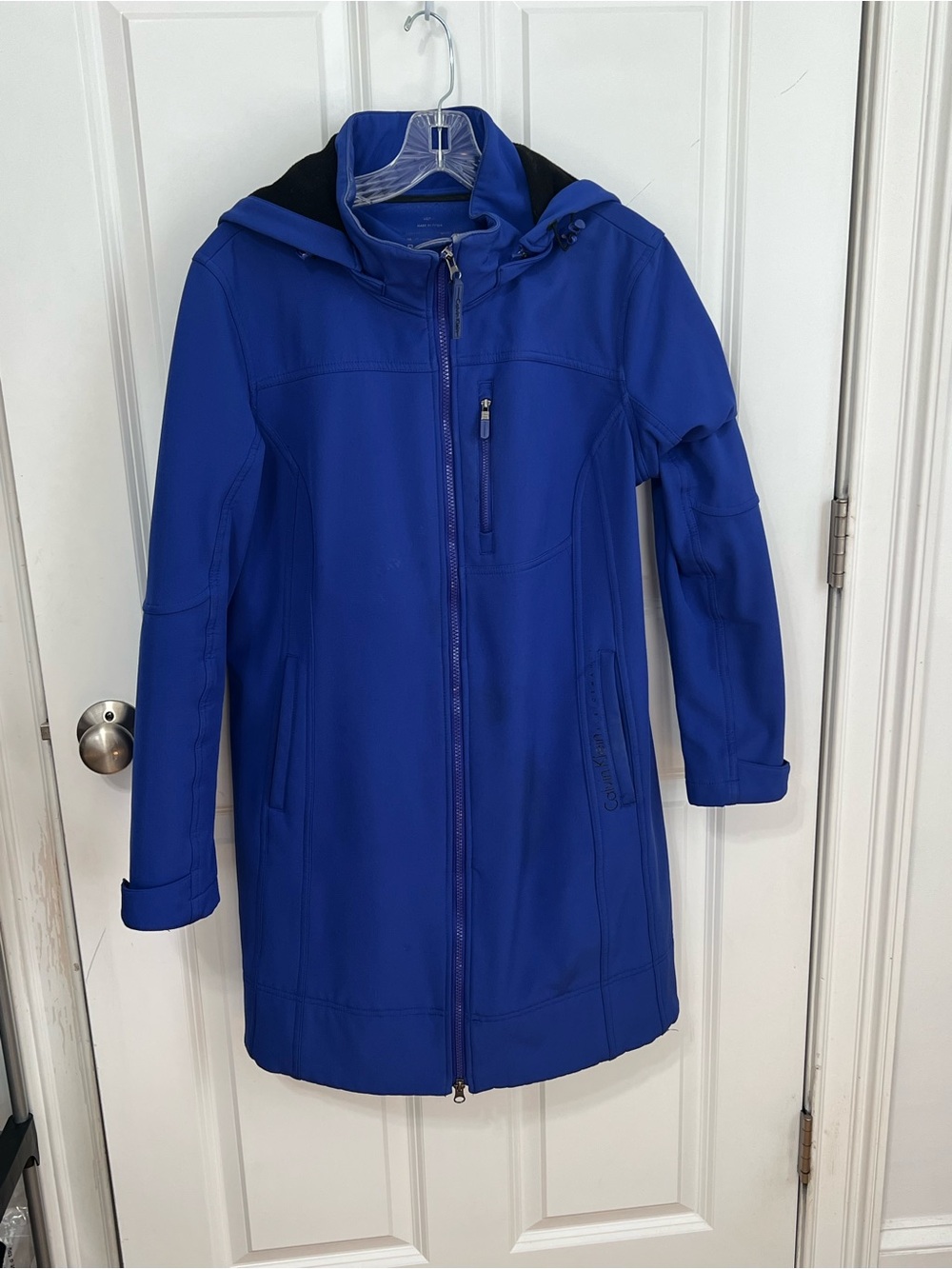 Cobalt Blue Raincoat